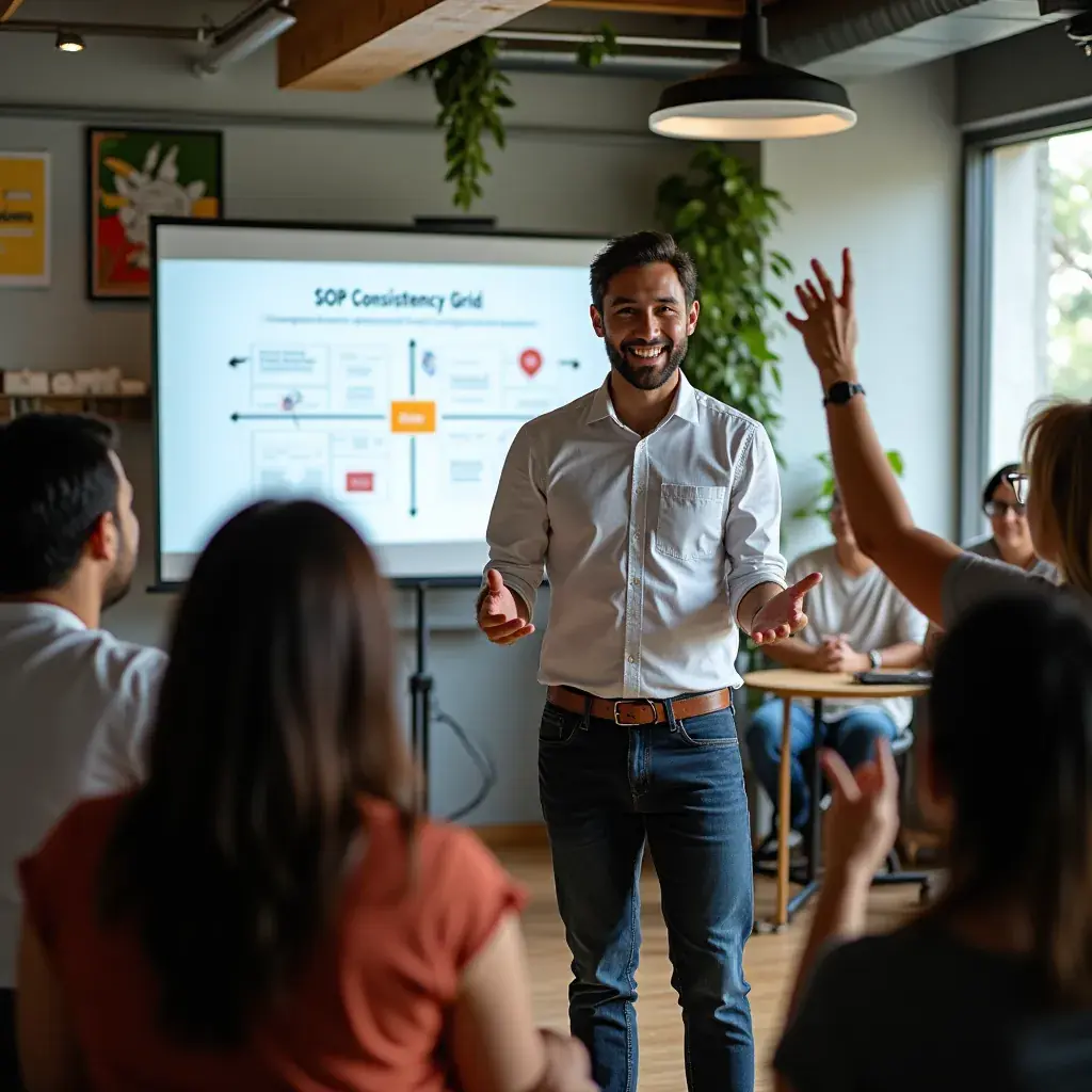 Team meeting discussion