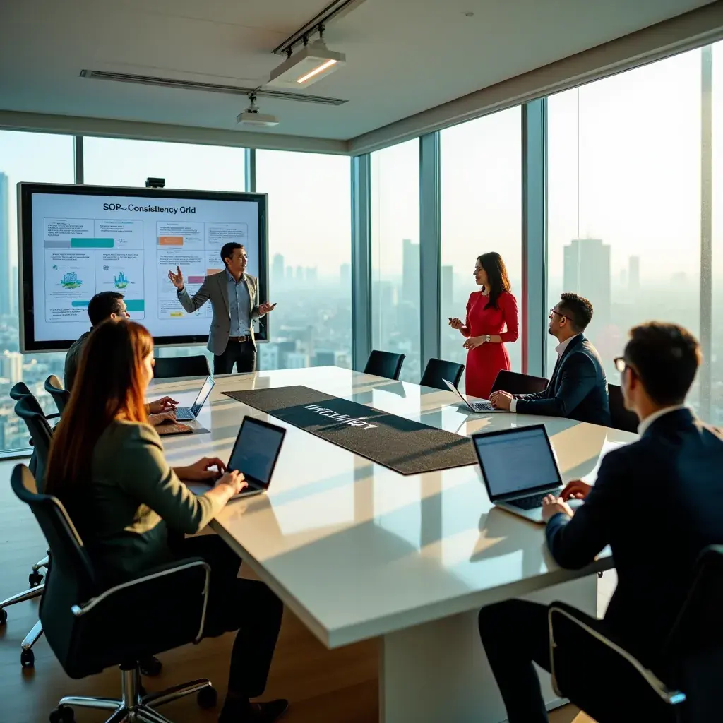 Modern office workspace